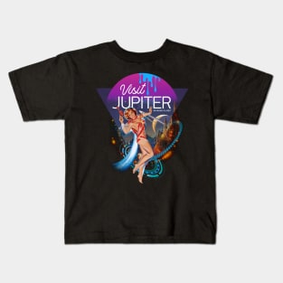 Midcentury space color Kids T-Shirt